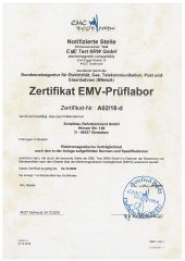 Prüflabor – EMV - Schaltbau Refurbishment GmbH