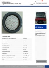 Zugschlussleuchte LED 120 (rot) - Schaltbau Refurbishment GmbH